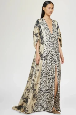 Abiti^Antonio Marras Abito Lungo stampa Leopardata