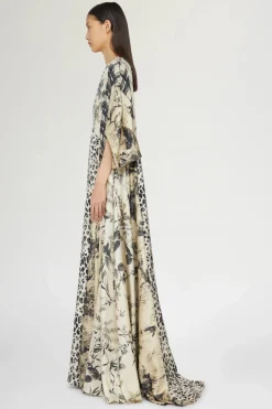 Abiti^Antonio Marras Abito Lungo stampa Leopardata