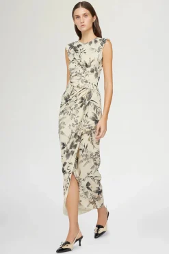 Abiti^Antonio Marras Abito Midi Stampa Tropicale