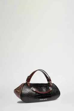 Borse^Antonio Marras Borsa Antine Nera e Marrone