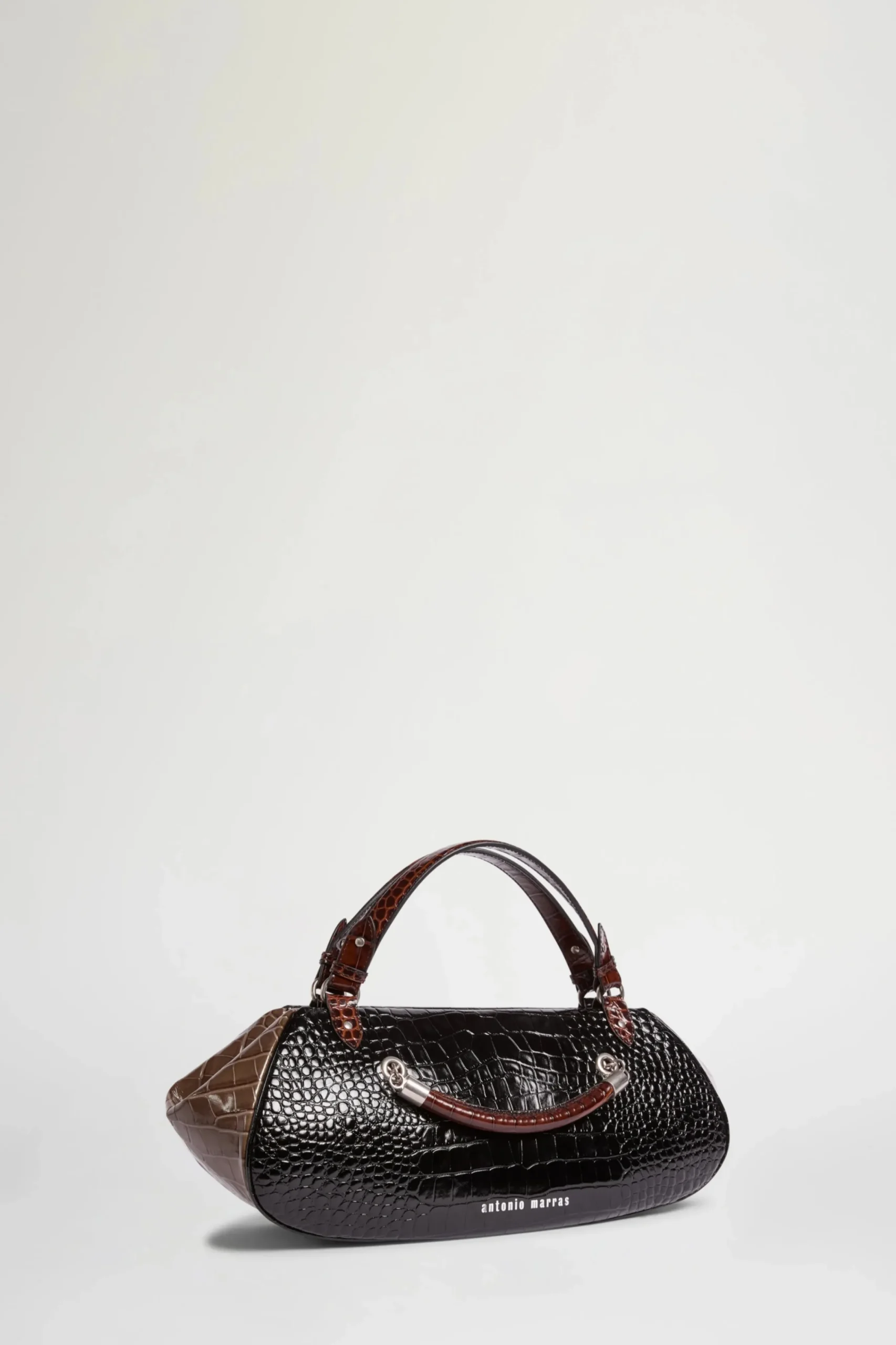 Borse^Antonio Marras Borsa Antine Nera e Marrone