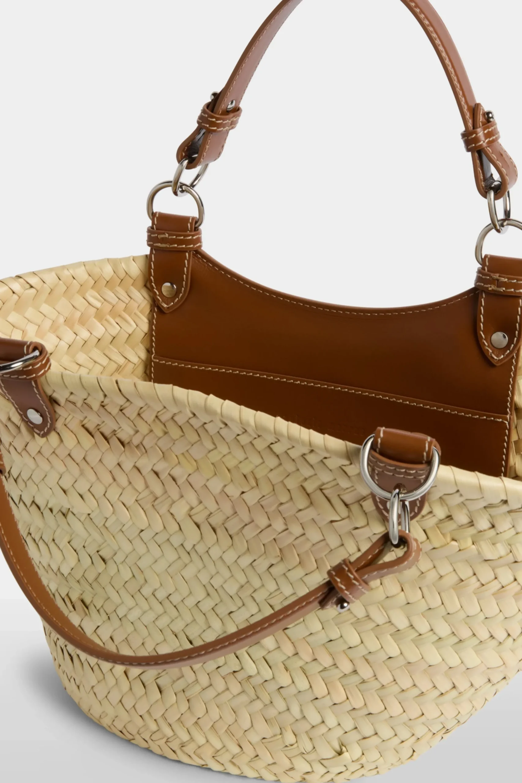 Borse^Antonio Marras Borsa di Paglia Media Marrone