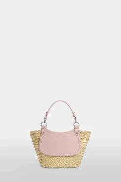 Borse^Antonio Marras Borsa di Paglia Media Rosa