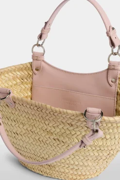 Borse^Antonio Marras Borsa di Paglia Media Rosa