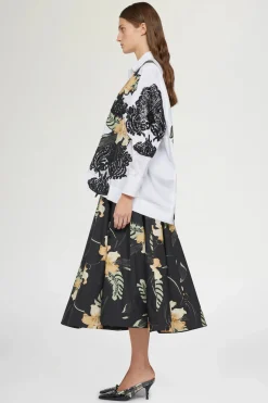 Camicie E Bluse^Antonio Marras Camicia Bianca Ibiscus Patchworks