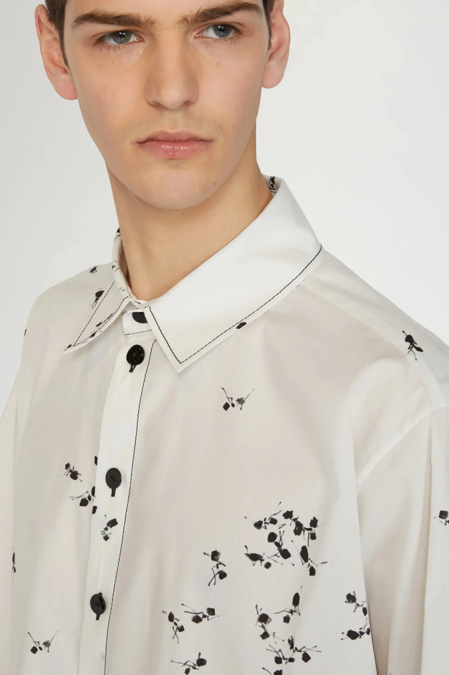 Uomo^Antonio Marras Camicia con Stampa Formiche