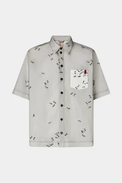 Uomo^Antonio Marras Camicia con Stampa Formiche