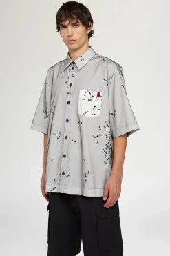 Uomo^Antonio Marras Camicia con Stampa Formiche