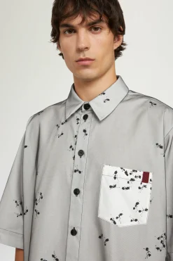 Uomo^Antonio Marras Camicia con Stampa Formiche