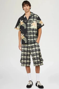 Uomo^Antonio Marras Camicia stampa Floreale e Quadri