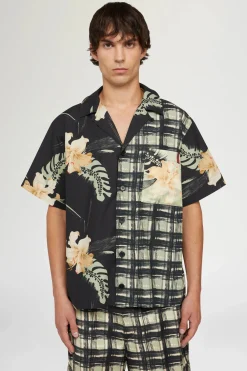 Uomo^Antonio Marras Camicia stampa Floreale e Quadri