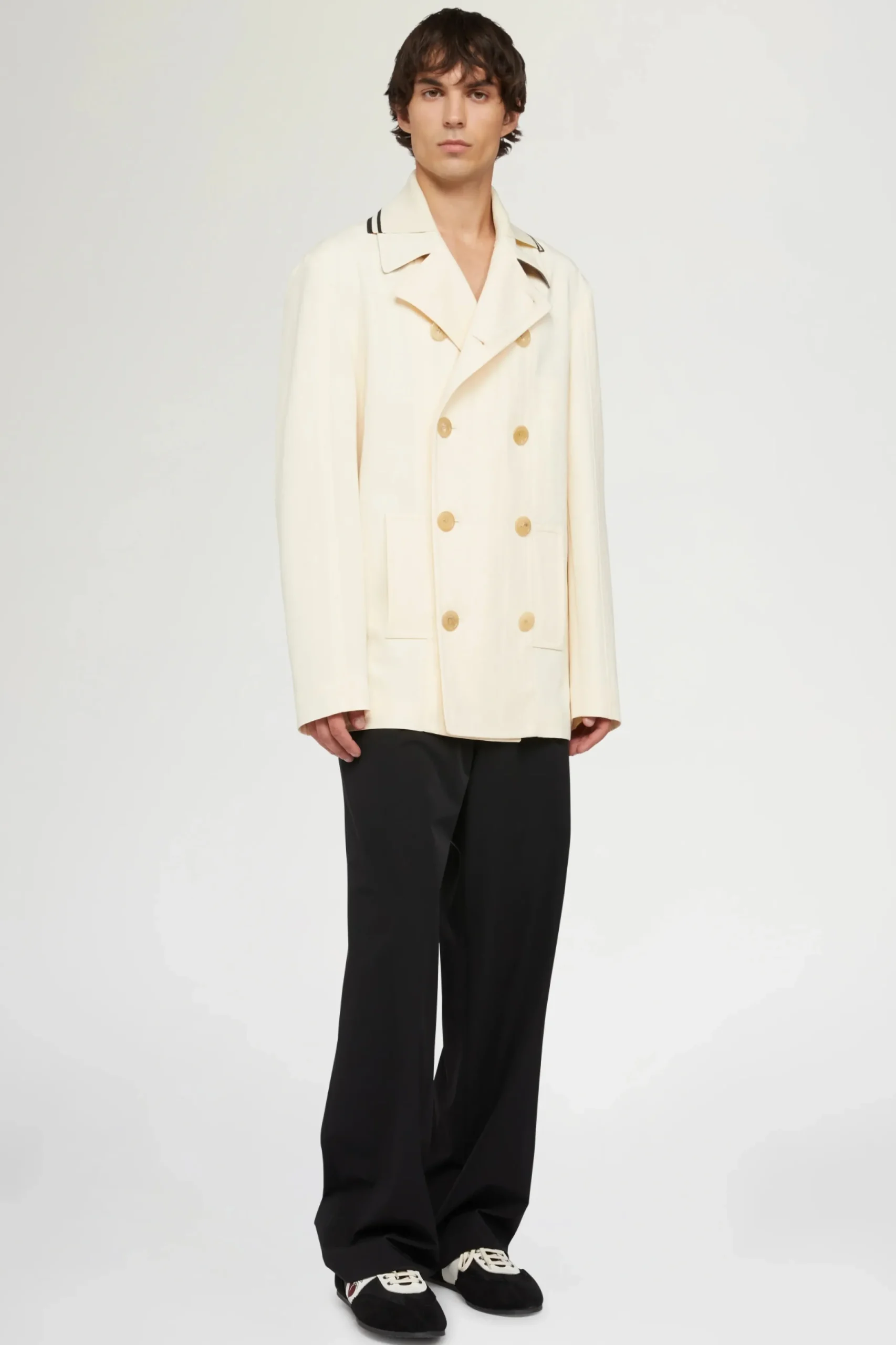 Uomo^Antonio Marras Cappotto Doppiopetto Crema