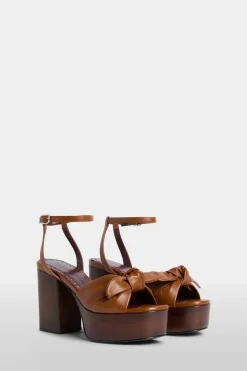 Scarpe^Antonio Marras Dana Marroni con Fiocco