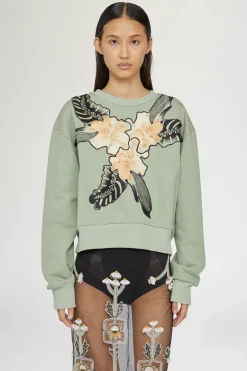 Magliette E Top^Antonio Marras Felpa Ibiscus Patchworks