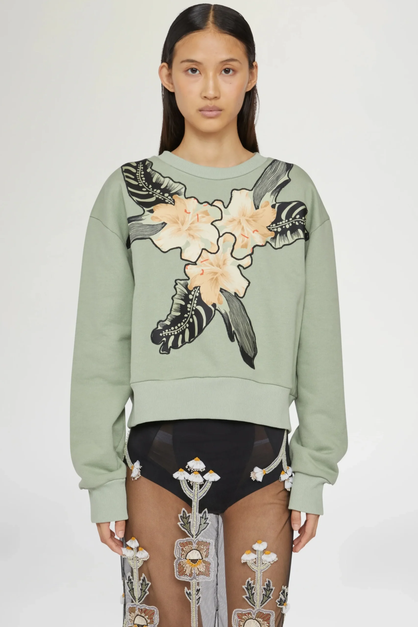 Magliette E Top^Antonio Marras Felpa Ibiscus Patchworks