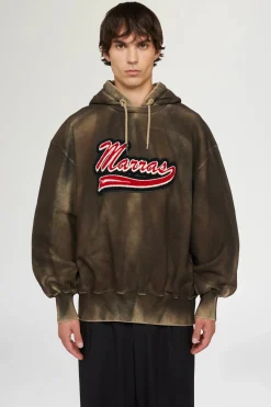 Uomo^Antonio Marras Felpa Lavata con Cappuccio