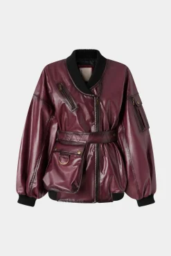 Giacche E Capispalla^Antonio Marras Giacca di Pelle Bordeaux