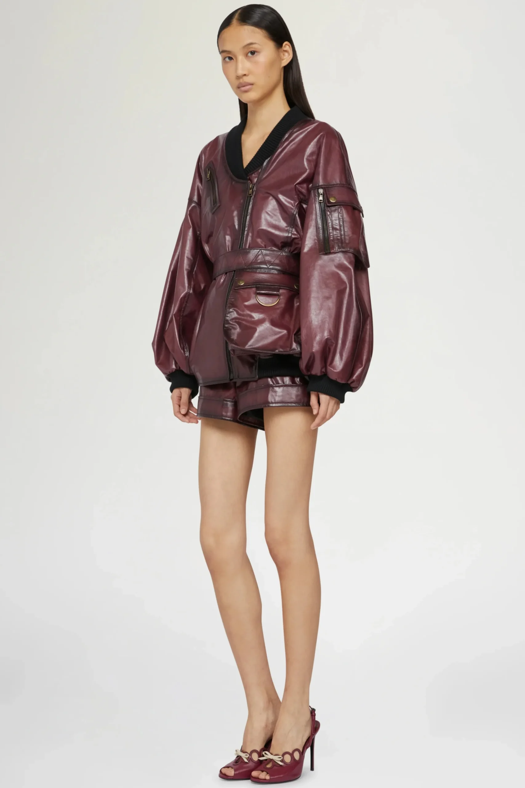Giacche E Capispalla^Antonio Marras Giacca di Pelle Bordeaux