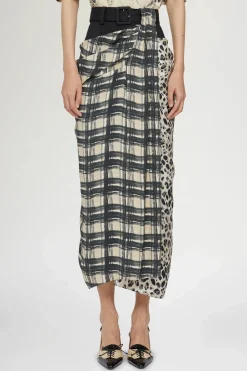 Gonne^Antonio Marras Gonna in Seta Drappeggiata