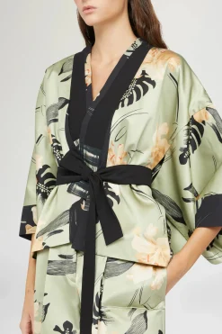 Giacche E Capispalla^Antonio Marras Kimono Stampa Ibiscus