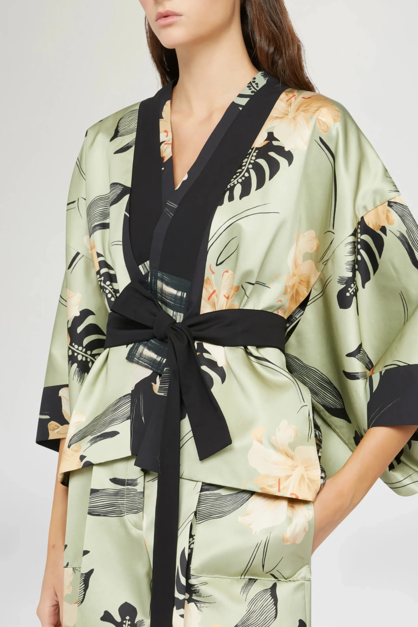 Giacche E Capispalla^Antonio Marras Kimono Stampa Ibiscus