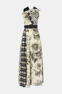 Abiti^Antonio Marras Midi Abito Stampa Tropicale & Leopardo