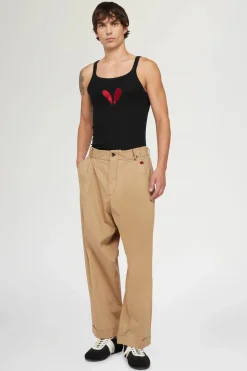 Uomo^Antonio Marras Pantaloni di Cotone Beige