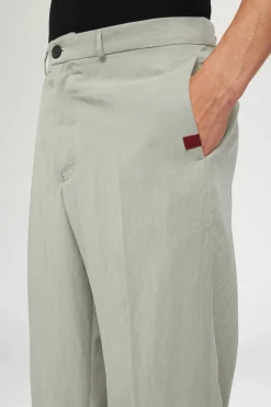 Uomo^Antonio Marras Pantaloni Dritti Verde Salvia