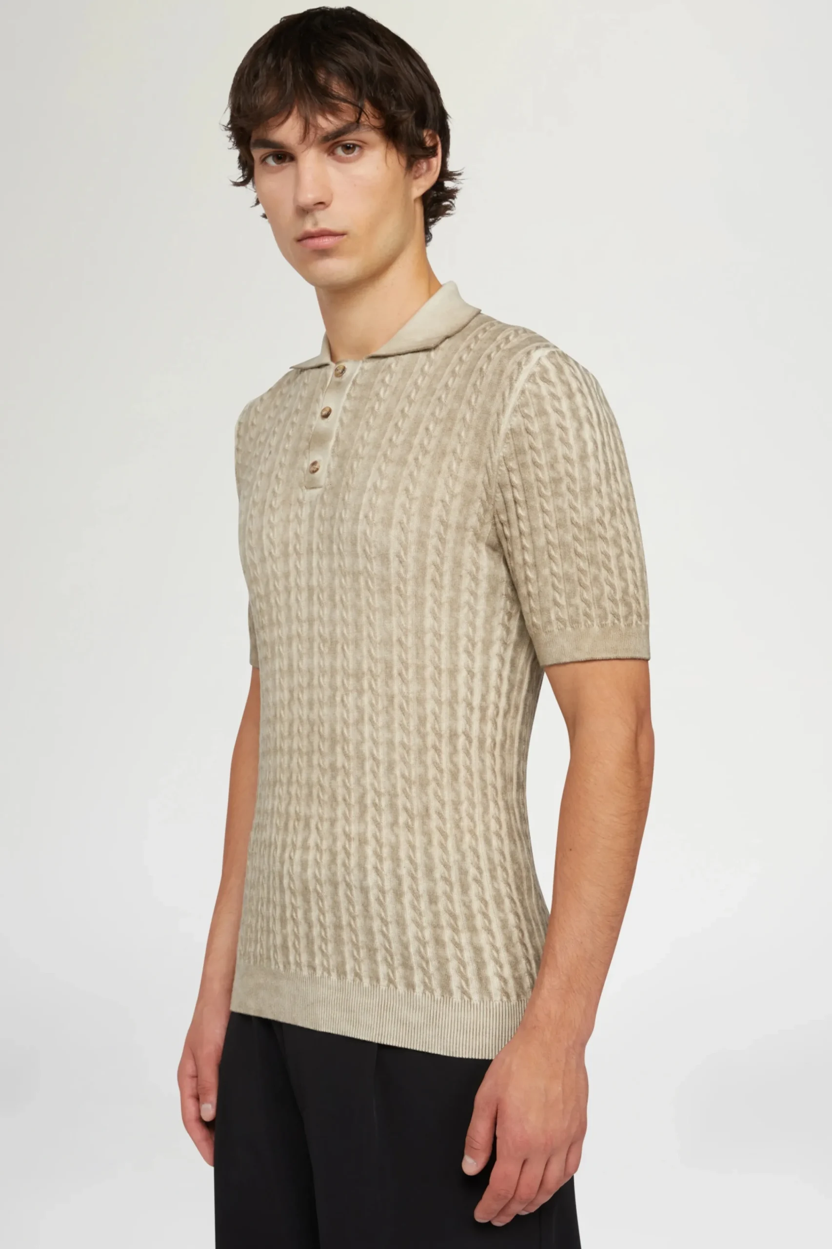 Uomo^Antonio Marras Polo in Maglia Beige