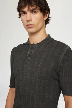 Uomo^Antonio Marras Polo in Maglia Grigia