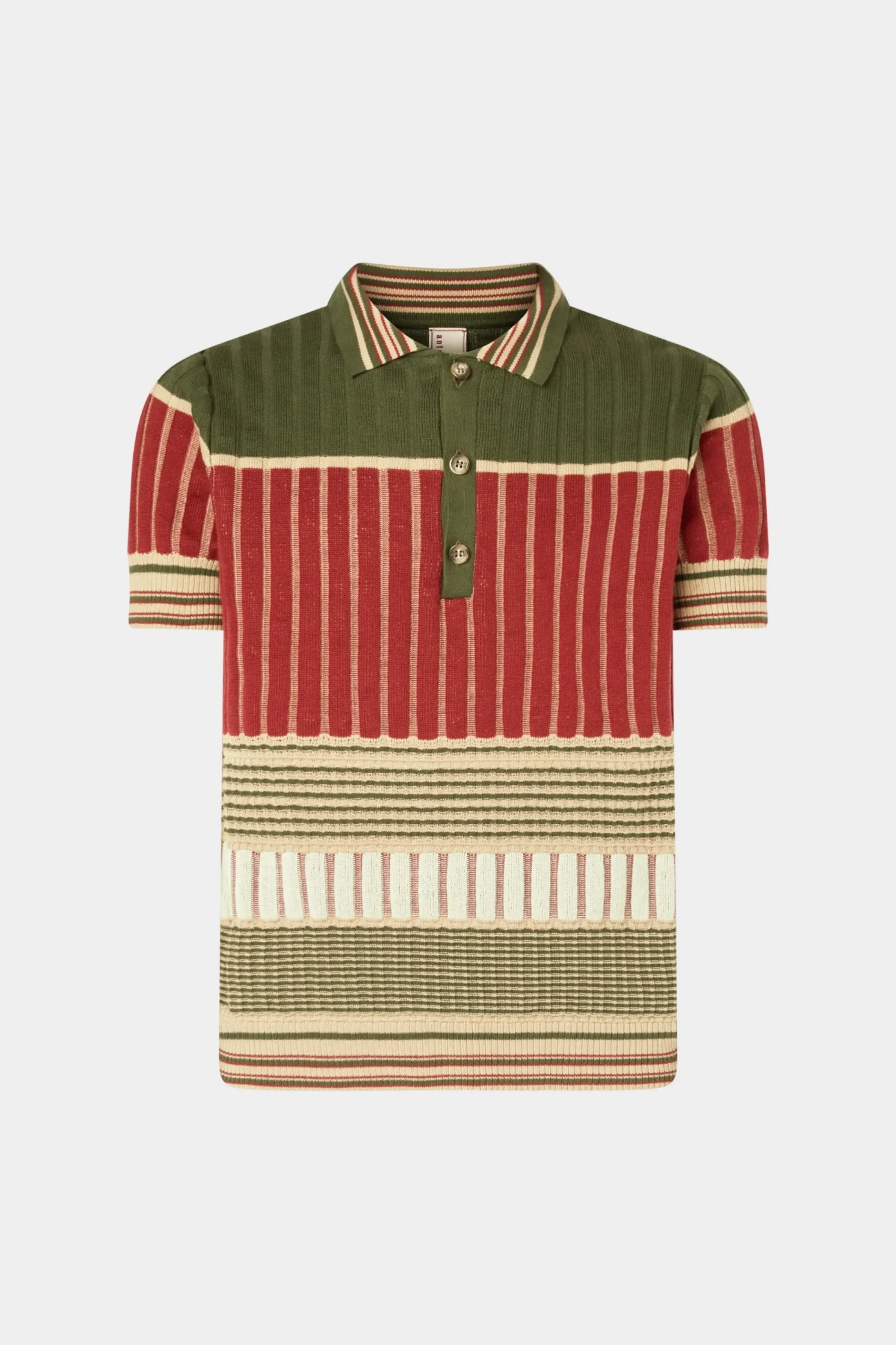 Uomo^Antonio Marras Polo in Maglia Rossa e Verde