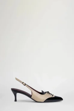 Scarpe^Antonio Marras Slingback Nere & Ecrù