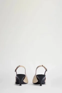 Scarpe^Antonio Marras Slingback Nere & Ecrù