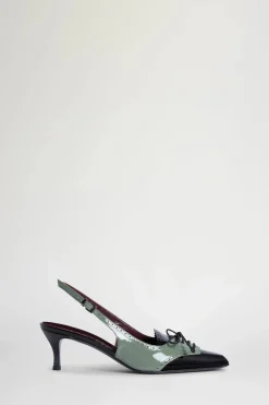 Scarpe^Antonio Marras Slingback Nere e Verdi