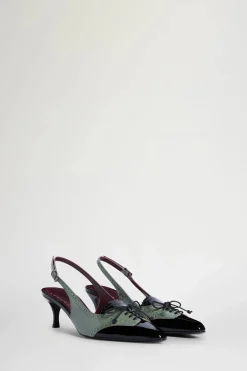 Scarpe^Antonio Marras Slingback Nere e Verdi