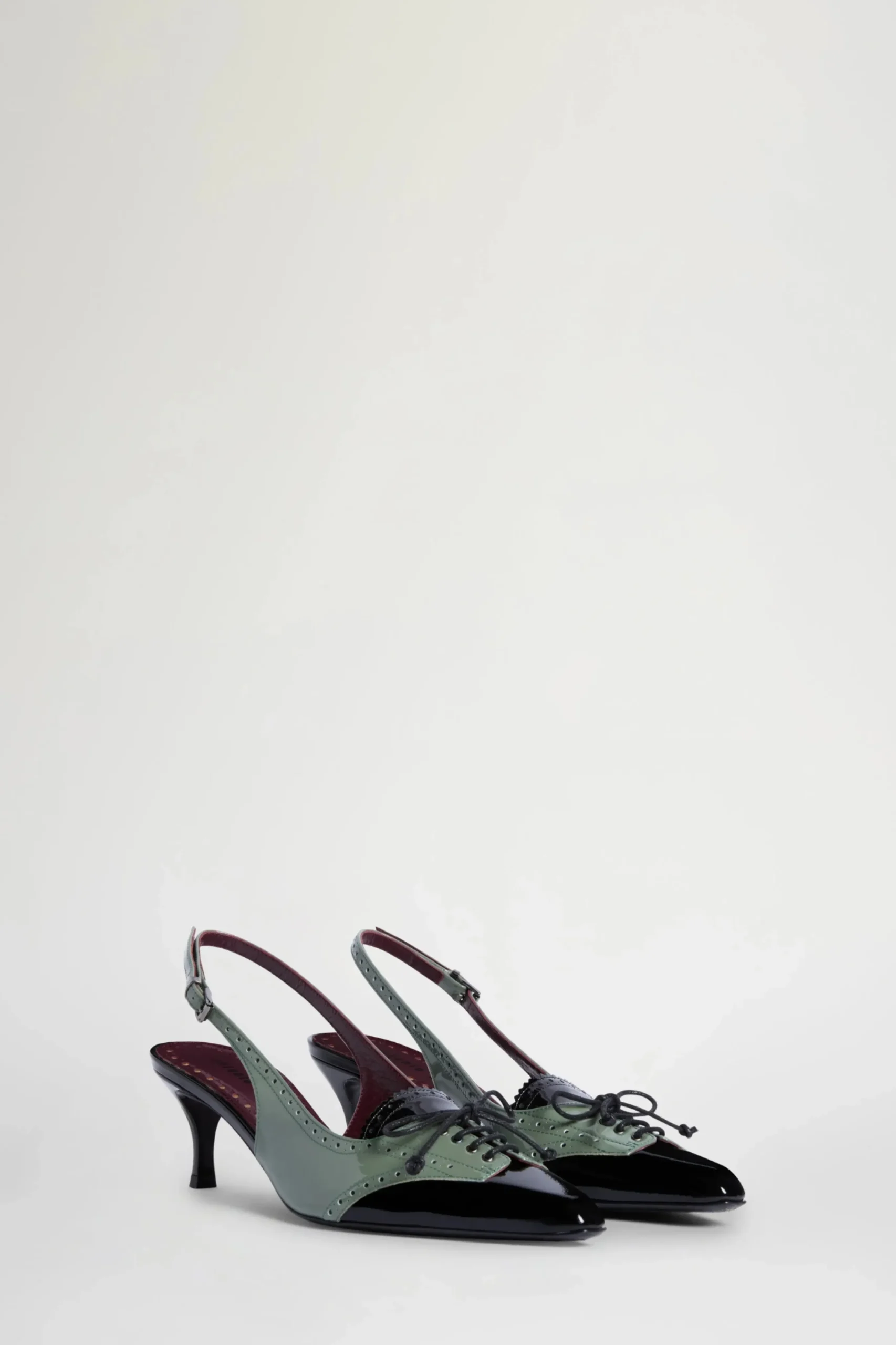 Scarpe^Antonio Marras Slingback Nere e Verdi