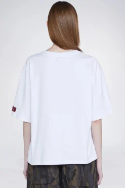 Magliette E Top^Antonio Marras T-shirt Cuore Bianca