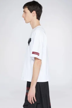Uomo^Antonio Marras T-shirt Cuore Bianca
