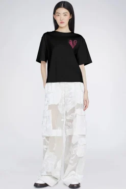 Magliette E Top^Antonio Marras T-shirt Cuore Nera