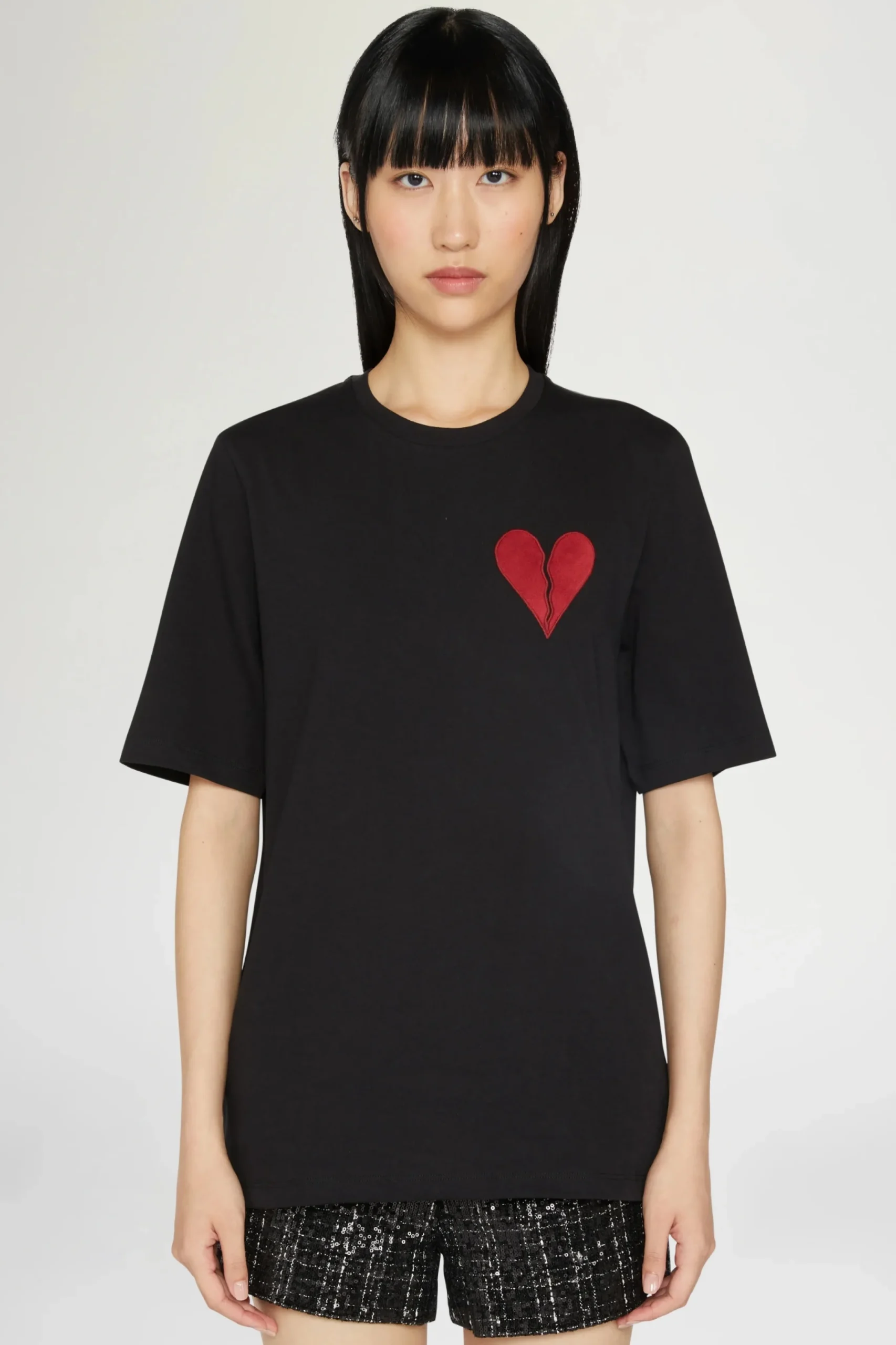 Magliette E Top|Uomo^Antonio Marras T-shirt Cuore Spezzato Nera