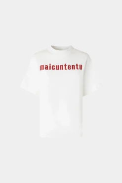 Magliette E Top^Antonio Marras T-shirt Maicuntentu Bianca