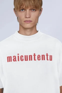 Uomo^Antonio Marras T-shirt Maicuntentu Bianca